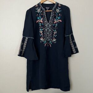 Johnny Was Workshop Embroidered Dress